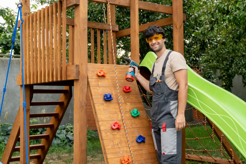 Wooden Swing Set Installation in Prescott Valley, AZ